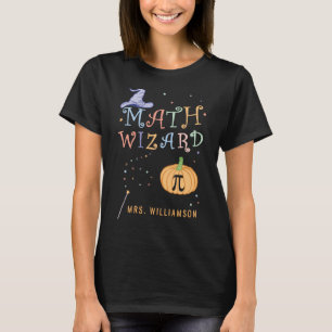 Pumpkin Paj Math-Anpassningsbarna Lärare Halloween T Shirt