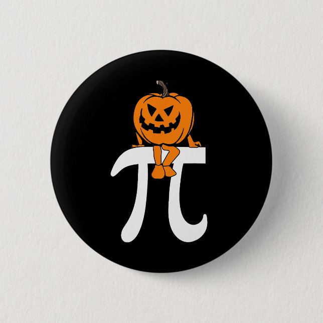 Pumpkin Paj Math Funny Halloween Thanksgiving Pi D Knapp (Framsida)