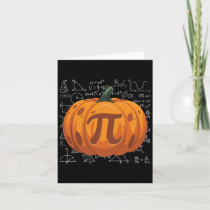 Pumpkin Paj Math Funny Halloween Thanksgiving Pi D Kort