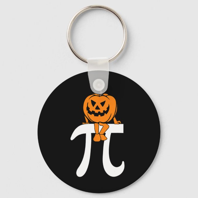 Pumpkin Paj Math Funny Halloween Thanksgiving Pi D Nyckelring (Framsida)