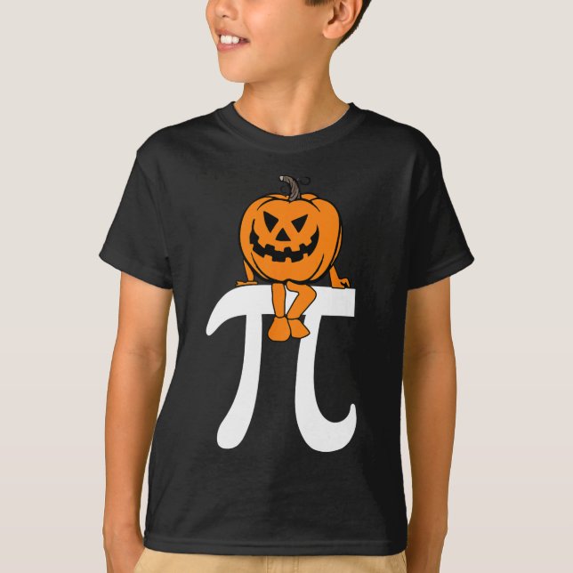 Pumpkin Paj Math Funny Halloween Thanksgiving Pi D T Shirt (Framsida)