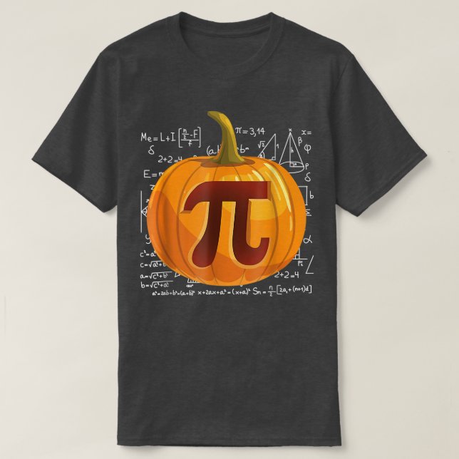 Pumpkin Paj Math Pi Day Thanksgiving Funny Hallowe T Shirt (Design framsida)
