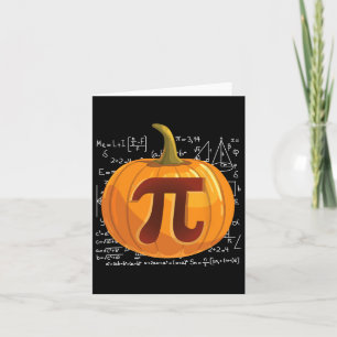 Pumpkin Paj Math Roligt Halloween Thanksgiving Pi Kort