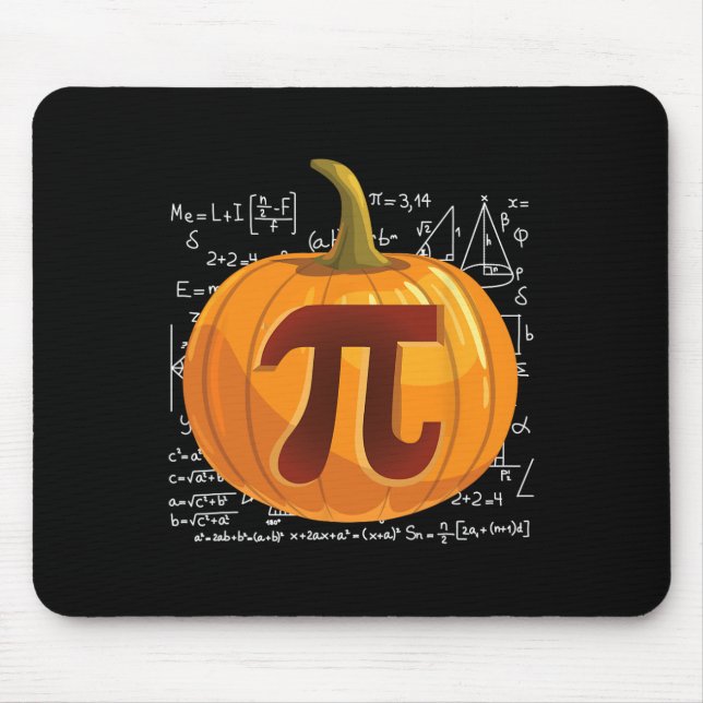 Pumpkin Paj Math Roligt Halloween Thanksgiving Pi  Musmatta (Framsidan)