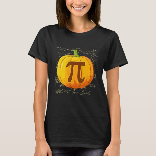 Pumpkin Paj Math Shirt Funny Halloween Thanksgivna T (Framsida)