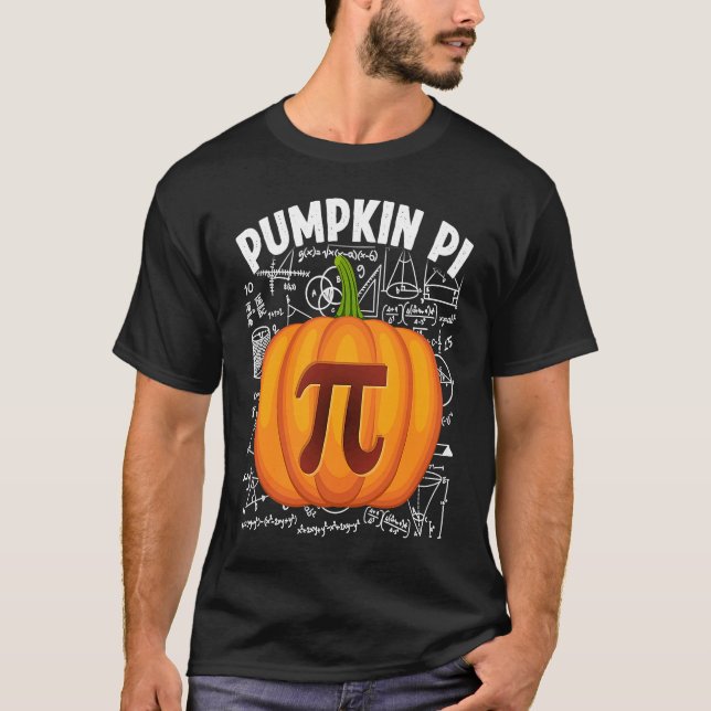 Pumpkin Paj Math Thanksgiving Halloween Pi Day Cos T Shirt (Framsida)
