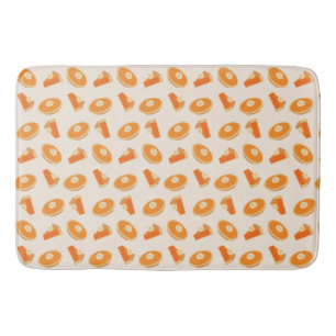Pumpkin Paj Mönster Badrumsmatta