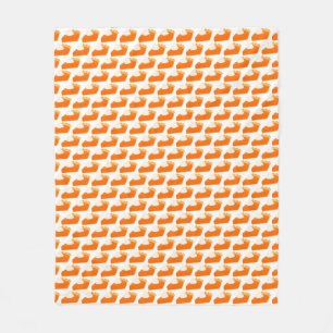 Pumpkin Paj Mönster Fleecefilt