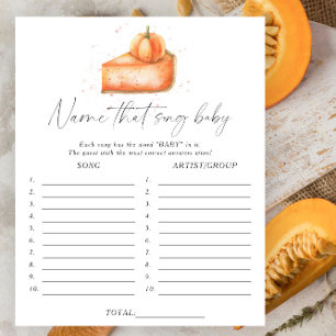 Pumpkin paj - Namn, babyduschspelet sång