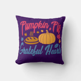 Pumpkin Paj och tacksamma Hearts, Thanksgiving Kudde