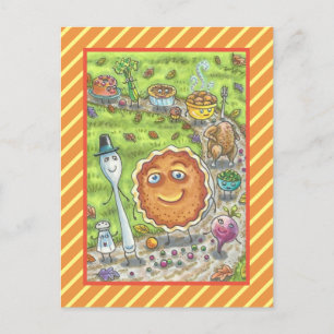 PUMPKIN PAJ PARAD, THANKSGIVING FEAST FIRANDE VYKORT