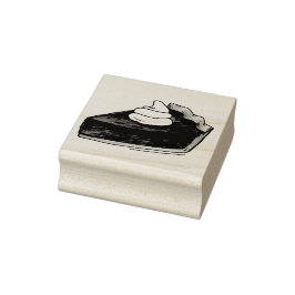 Pumpkin Paj Slice Thanksgiving Dinner Fall Dessert Stämpel