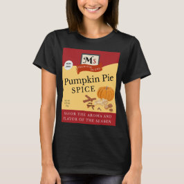PUMPKIN PAJ SPICE HALLOWEEN COSTUME T SHIRT