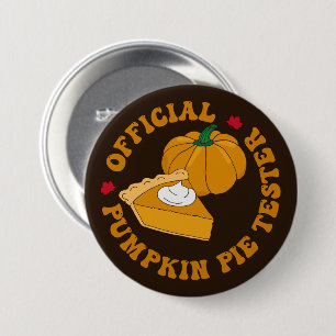 Pumpkin Paj Tester Funny Kids Thanksgiving Knapp