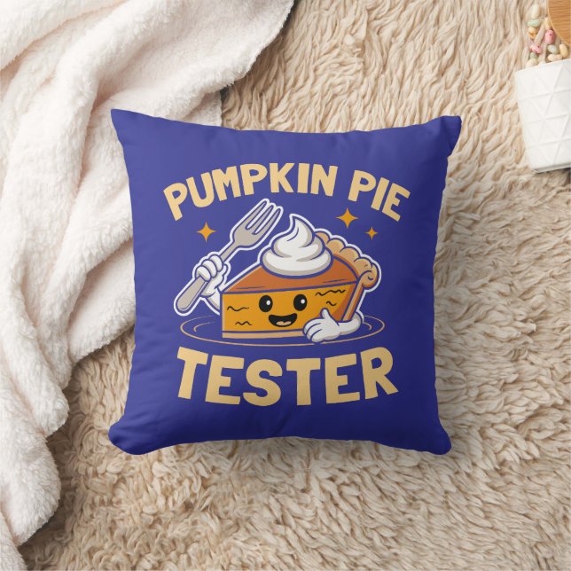 Pumpkin Paj Tester Thanksgiving Kudde (Filt)
