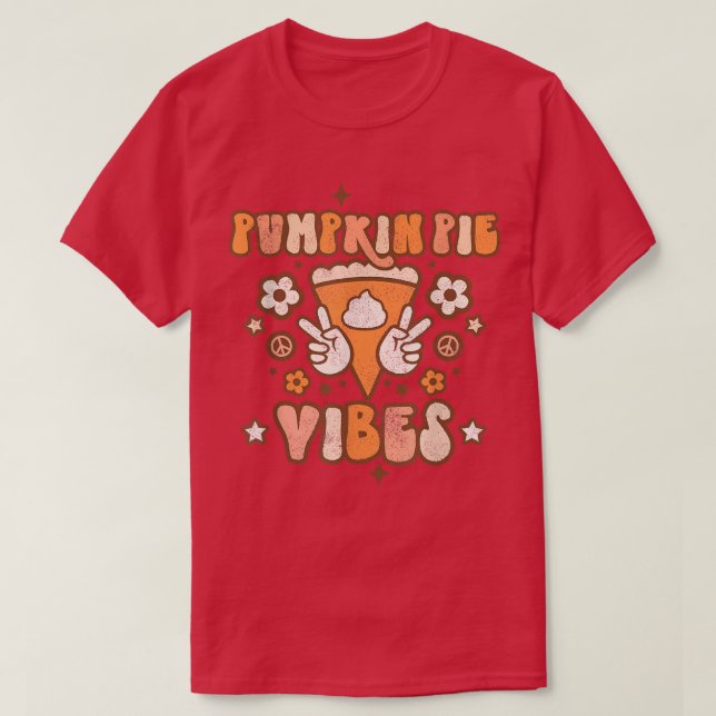 Pumpkin Paj Vibes Womens Girls Pumpkin Season Fall T Shirt (Design framsida)