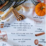 Pumpkin Paj Watercolor Recipe Heirloom Tea Towels Kökshandduk<br><div class="desc">För en unik gåva gör du en sats av godhet höger från ett av barnmorskans uppskattade recept, och gåva tillsammans med en tehandduk av arvskarven som är tryckt med samma recept. Vänd handskrivna recept från mor eller mormor eller moster till vackra och sentimentala tehanddukar för daglig använda. Alla recept kan...</div>