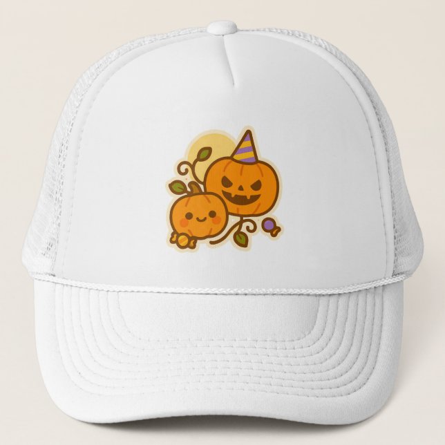 Pumpkin Pals - Kawaii Halloween Keps (Framsida)
