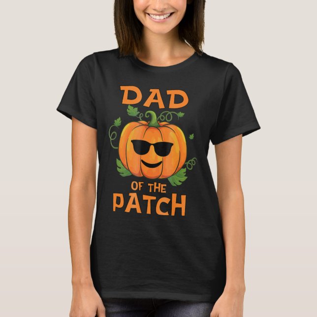 Pumpkin Pappa från Patch T-Shirt Family Halloween (Framsida)