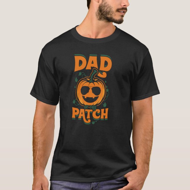 Pumpkin Pappa i Patch Family Cutest Halloween F T Shirt (Framsida)
