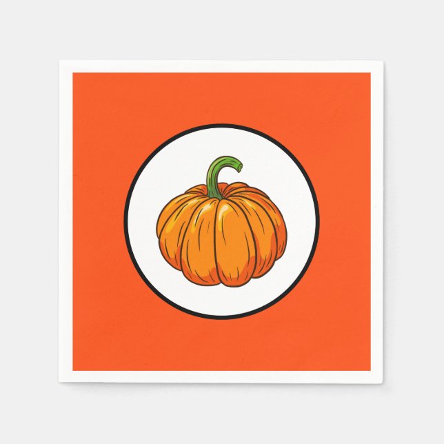 Pumpkin Pappersservett (Framsidan)