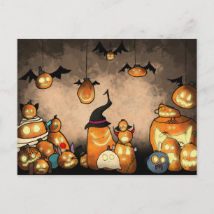 Pumpkin Party vykort