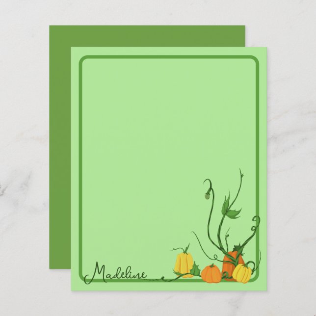 Pumpkin Patch (Fram/baksida)