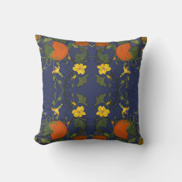 Pumpkin Patch and Vines Pillow Kudde