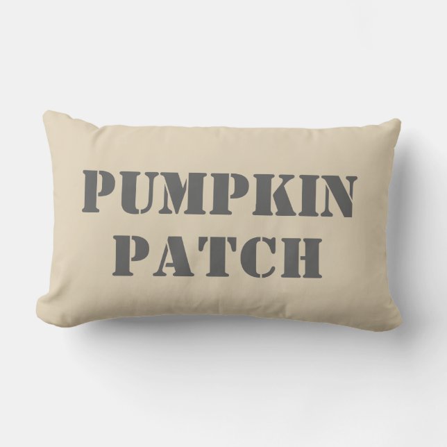 Pumpkin Patch Autumn Dekorativ kudde (Framsida)