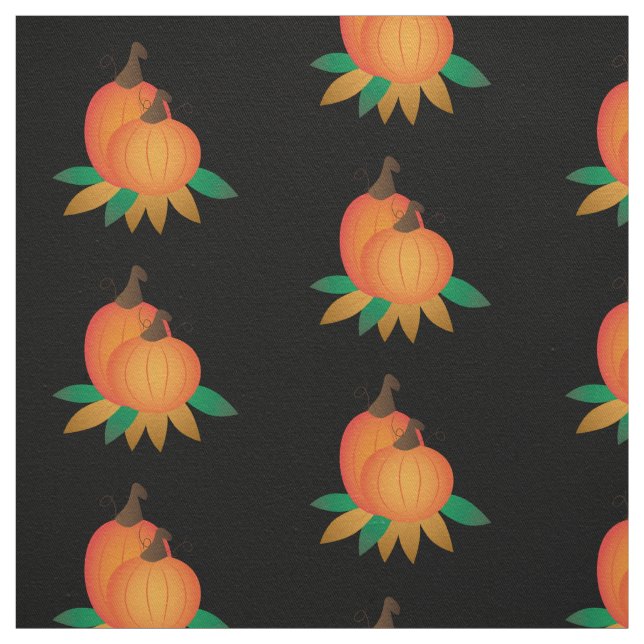 Pumpkin Patch | Autumn Fabric Tyg (Provkarta)