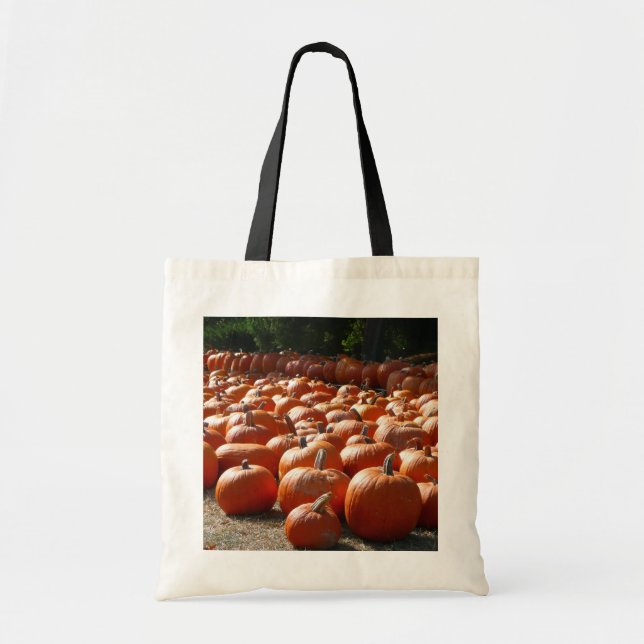 Pumpkin Patch Autumn Harvest Photography Tygkasse (Framsidan)