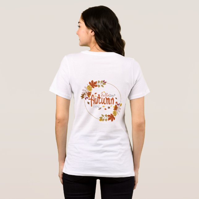 Pumpkin Patch Äventyr-Vintage Lastbilar & Pumpkins T Shirt (Baksida Full)