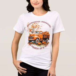 Pumpkin Patch Äventyr-Vintage Lastbilar & Pumpkins T Shirt