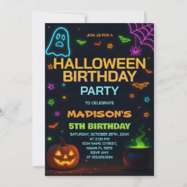 Pumpkin Patch Barns födelsedag-inbjudan Inbjudningar