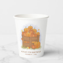 Pumpkin Patch Butterfly Höst löv Birthday