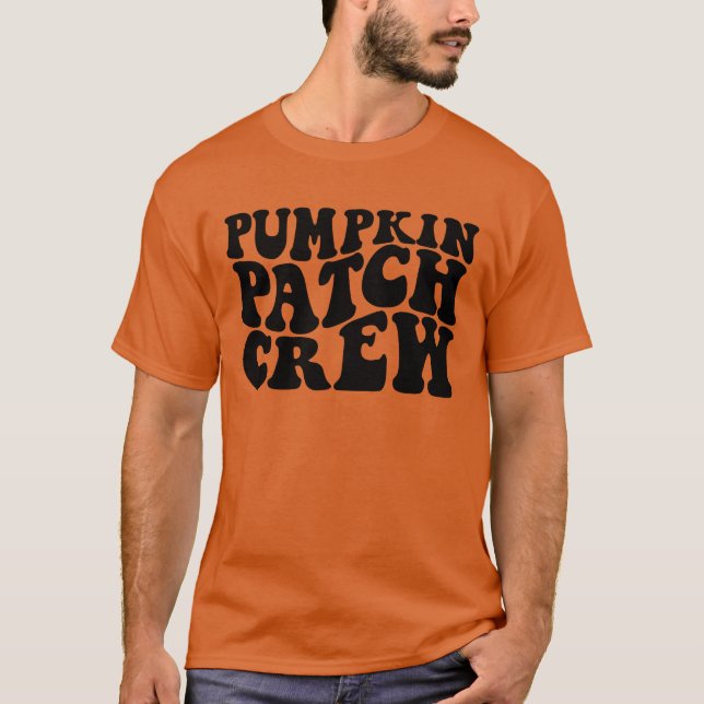 Pumpkin Patch Crew Family Halloween Pumpkin Patch T Shirt (Framsida)
