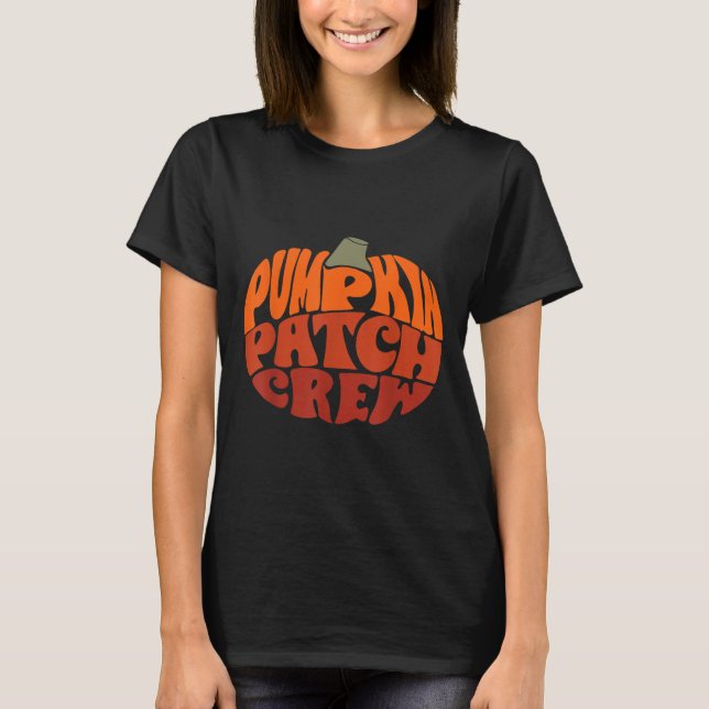 Pumpkin Patch Crew Funny Pumpkin Patch Squad - tac T Shirt (Framsida)