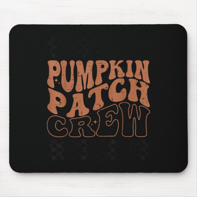 Pumpkin Patch Crew Halloween Pumpkin Patch Fall Fa Musmatta (Framsidan)