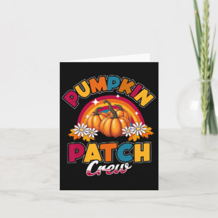Pumpkin Patch Crew Kids Fall Autumn Thanksgiving H Kort