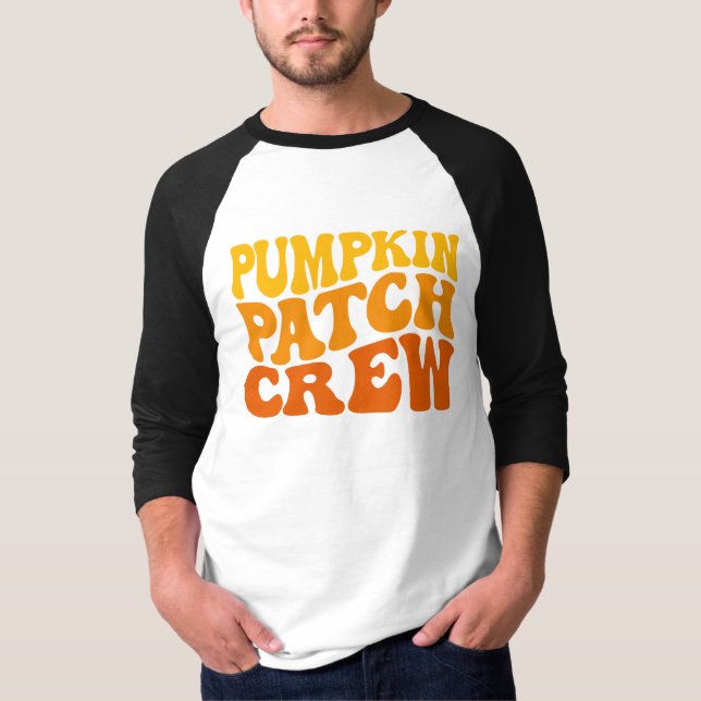 Pumpkin Patch Crew, Manar T Shirt (Framsida)