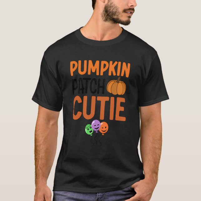 Pumpkin Patch Cutie Halloween Fall T Shirt (Framsida)