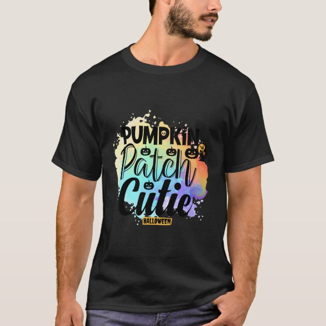 Pumpkin Patch Cutie Halloween Fall T Shirt (Framsida)