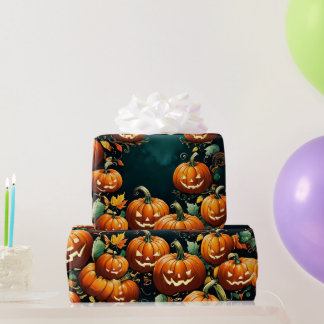 Pumpkin Patch Extravaganza Wrapping Papper Presentpapper
