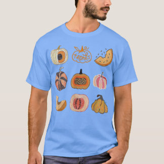 Pumpkin Patch Fall Harvest Pumpkin Season Lycklig T Shirt