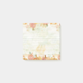 Pumpkin Patch för vattenfärg Post-it Block