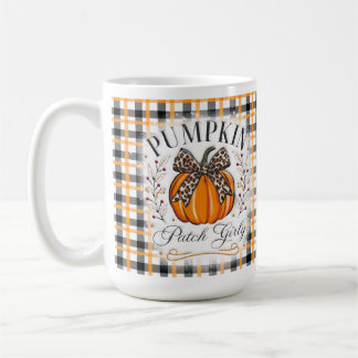 Pumpkin Patch Girly Fall Coffee Mugg