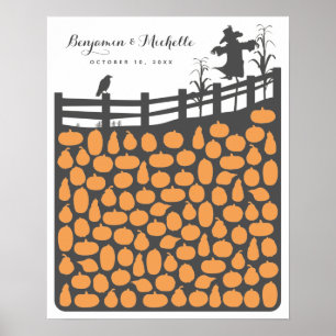 Pumpkin Patch Guest Bok Poster - 100 blanksteg