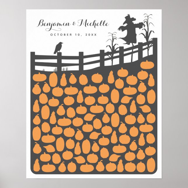Pumpkin Patch Guest Bok Poster - 100 blanksteg (Framsidan)