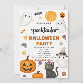 Pumpkin Patch Halloween fest-inbjudan Inbjudningar