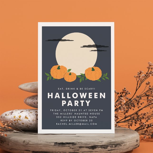 Pumpkin Patch Halloween fest-inbjudan Inbjudningar (Skapare uppladdad)